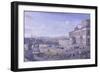 Square and Montecavallo Palace-null-Framed Giclee Print