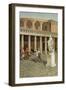 Square and Statue of Emperor, Pompei, Volume IV, Restoration Essays, Plate XIX-null-Framed Giclee Print