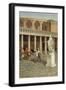 Square and Statue of Emperor, Pompei, Volume IV, Restoration Essays, Plate XIX-null-Framed Giclee Print