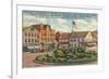Square at Gettysburg, Pennsylvania-null-Framed Premium Giclee Print