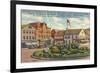 Square at Gettysburg, Pennsylvania-null-Framed Premium Giclee Print