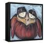 Square Bird 01a-Tim Nyberg-Framed Stretched Canvas