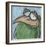 Square Bird 05a-Tim Nyberg-Framed Giclee Print