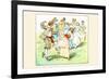 Square Dance-Randolph Caldecott-Framed Premium Giclee Print