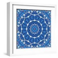 Square Decorative Design Element-epic44-Framed Art Print