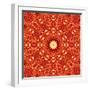 Square Decorative Design Element-epic44-Framed Art Print