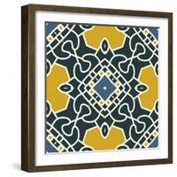 Square Decorative Design Element-epic44-Framed Art Print