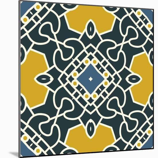 Square Decorative Design Element-epic44-Mounted Art Print