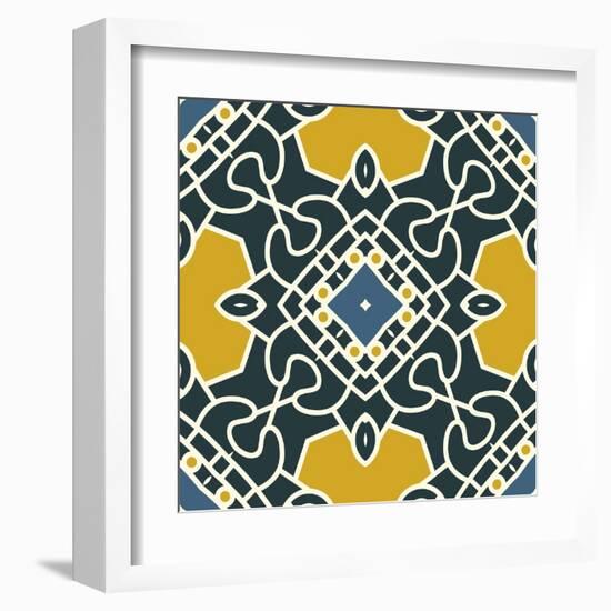 Square Decorative Design Element-epic44-Framed Art Print