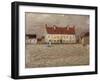 Square, Fort-Philippe, 1902 (Oil on Panel)-Henri Eugene Augustin Le Sidaner-Framed Giclee Print