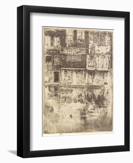 Square House, Amsterdam, 1889-James Abbott McNeill Whistler-Framed Giclee Print