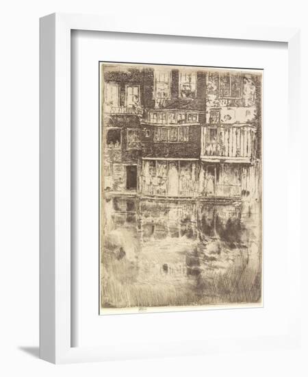 Square House, Amsterdam, 1889-James Abbott McNeill Whistler-Framed Giclee Print