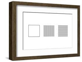 Square Illusion - Subdivision-Science Photo Library-Framed Photographic Print