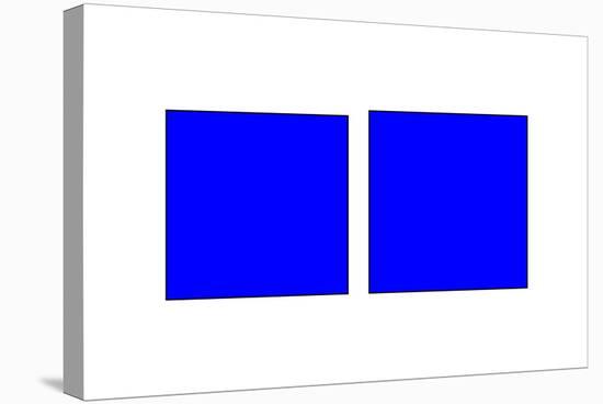 Square Illusion - Vertical Lines Appear Longer-Science Photo Library-Stretched Canvas