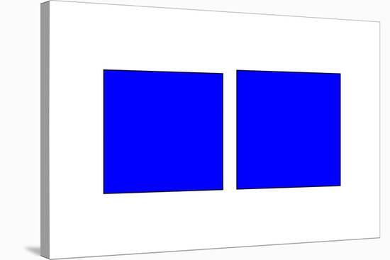 Square Illusion - Vertical Lines Appear Longer-Science Photo Library-Stretched Canvas