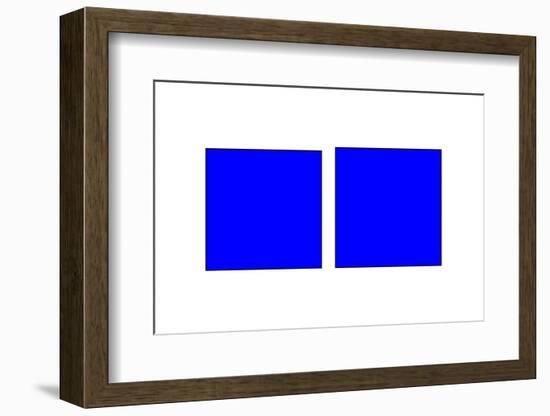 Square Illusion - Vertical Lines Appear Longer-Science Photo Library-Framed Photographic Print