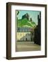 Square in Les Andelys with the Chateau Gaillard-Félix Vallotton-Framed Giclee Print