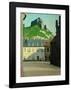 Square in Les Andelys with the Chateau Gaillard-Félix Vallotton-Framed Giclee Print