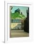 Square in Les Andelys with the Chateau Gaillard-Félix Vallotton-Framed Giclee Print