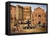 Square in Rome, 1925-Christopher Wood-Framed Stretched Canvas