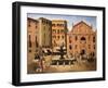 Square in Rome, 1925-Christopher Wood-Framed Giclee Print