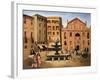 Square in Rome, 1925-Christopher Wood-Framed Giclee Print