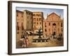 Square in Rome, 1925-Christopher Wood-Framed Giclee Print