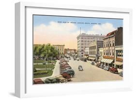 Square, Marion, Indiana-null-Framed Art Print
