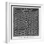 Square Maze in the Church of Saint-Omer France-null-Framed Photographic Print