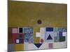 Square Motif, Blue and Gold: The Eclipse-Victor Pasmore-Mounted Giclee Print