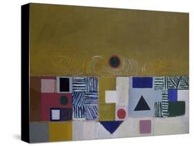 Square Motif, Blue and Gold: The Eclipse-Victor Pasmore-Stretched Canvas