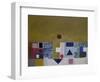 Square Motif, Blue and Gold: The Eclipse-Victor Pasmore-Framed Giclee Print