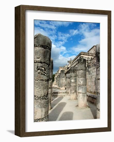 Square of the 1,000 Columns, Chichen Itza, Mexico-Lisa S. Engelbrecht-Framed Photographic Print