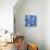 Square Pattern On Dark Blue-Summer Tali Hilty-Giclee Print displayed on a wall