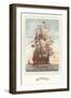 Square-Rigged Sailing Ship, Galleon-null-Framed Art Print