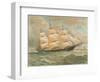 Square Rigged Sailing Ship-null-Framed Art Print