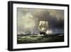 Square Riggers on the Open Sea-Wilhelm Melbye-Framed Giclee Print