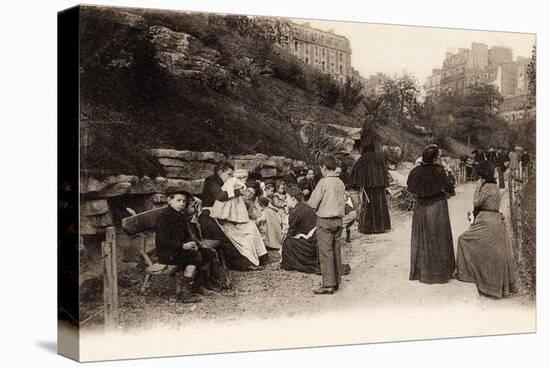 Square Saint Pierre, Montmartre, Paris, 1904-null-Stretched Canvas