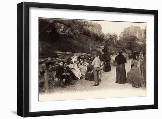 Square Saint Pierre, Montmartre, Paris, 1904-null-Framed Giclee Print