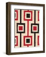 Square Textile-Hope Smith-Framed Art Print