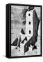 Square Tower House BW-Douglas Taylor-Framed Stretched Canvas