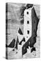 Square Tower House BW-Douglas Taylor-Stretched Canvas