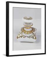 Square Vial with Gold Decorations, Soap Bubble Shaped Opal, France-null-Framed Giclee Print