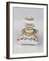 Square Vial with Gold Decorations, Soap Bubble Shaped Opal, France-null-Framed Giclee Print