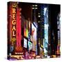 Square View, Urban Scene by Night at Times Square, Buildings by Night, Manhattan, New York, US, USA-Philippe Hugonnard-Stretched Canvas