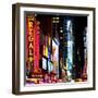 Square View, Urban Scene by Night at Times Square, Buildings by Night, Manhattan, New York, US, USA-Philippe Hugonnard-Framed Photographic Print