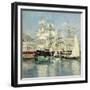 Squared - Riggers in Le Havre, 1886-Johannes Martin Grimelund-Framed Giclee Print
