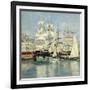 Squared - Riggers in Le Havre, 1886-Johannes Martin Grimelund-Framed Giclee Print