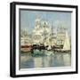 Squared - Riggers in Le Havre, 1886-Johannes Martin Grimelund-Framed Giclee Print