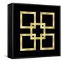 Squares 5-Art Deco Designs-Framed Stretched Canvas
